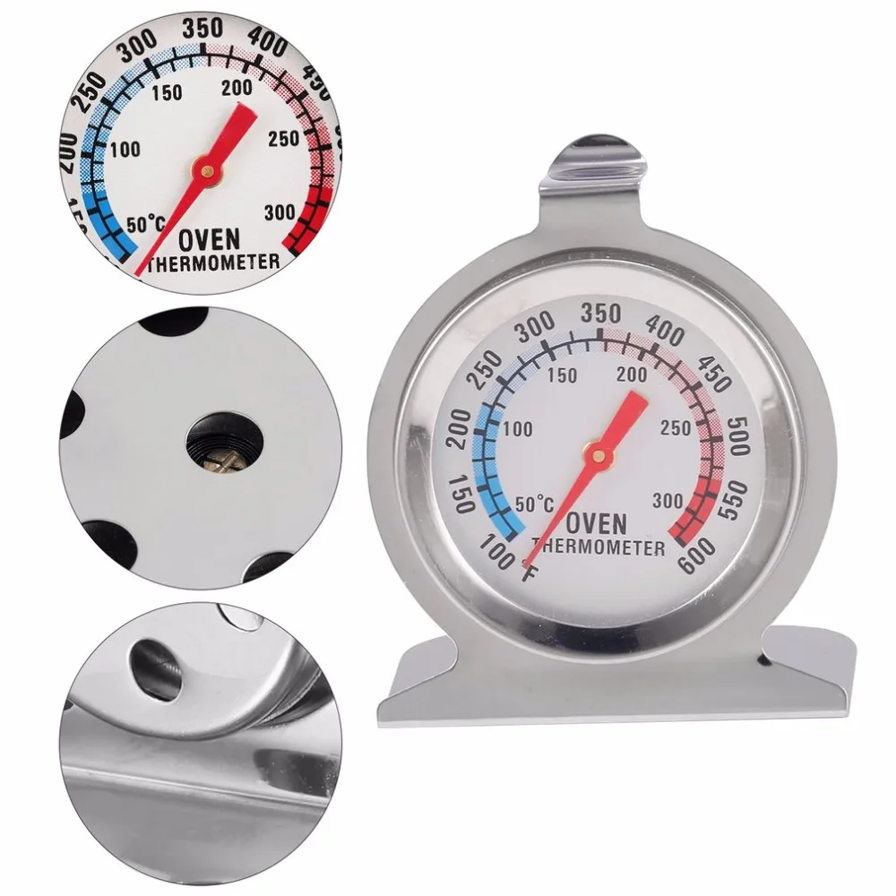 Oven Thermometer Stainless Steel Classic Stand Up Food Meat