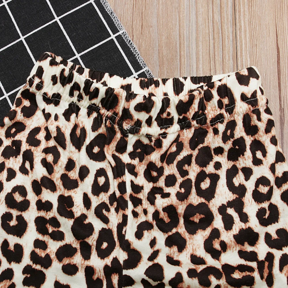 Short Sleeve Bodysuit New Fashion Newborn Infant Baby Boy Girl Letter Tops Modis Leopard Flared Pants Clothes Set Kids Clothing Short Sleeve Bodysuit New Fashion Newborn Infant Baby Boy Girl Letter Tops Modis Leopard Flared Pants Clothes Set Kids Clothing