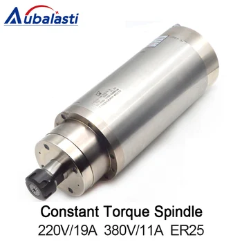 

Spindle 5.5KW Metal Engraving Cutting Spindle Motor 220V 19A 380V 11A Dia.125mm Chuck ER25 300-400HZ For CNC Router Machines