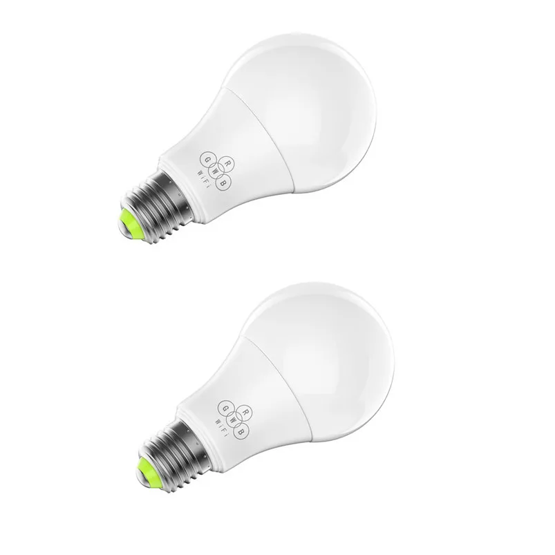 Smart WiFi Light Bulb LED RGB Color Changing Compatible with Amazon Alexa and Google Home Assistant E27 Luces 40JUL2203