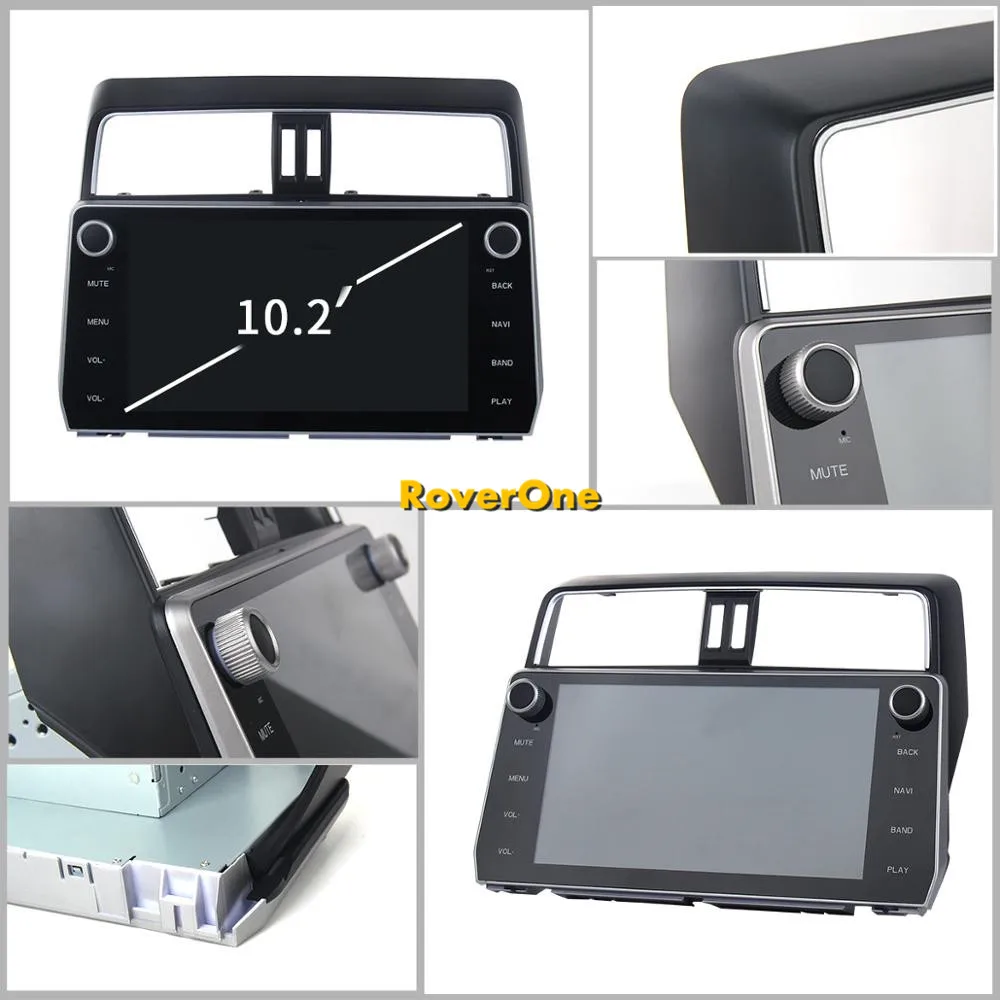 Perfect RoverOne Car Radio GPS Navigation For Toyota Prado 2018 Android 9.0 10.2