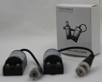 

100pairs/Lot CJ-201C factory direct wholesale upgrades Passive UTP Transceiver Twisted Pair Transmitter cctv bnc video balun