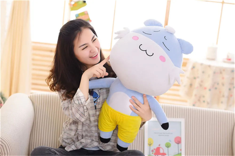 Fancytrader Lovely Plush Donkey Doll Stuffed Soft Anime Donkey Pillow Toys with Expressions Kids Gifts 60cm 24inch11