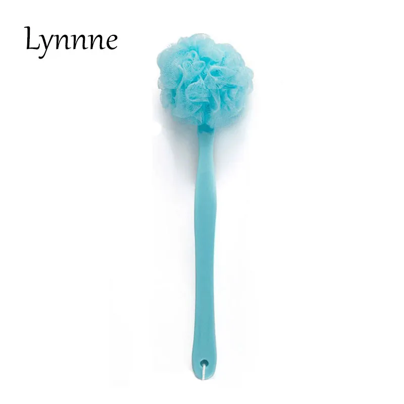 Lynnne Long Handle Bath Brush Reach Feet Body Back Rubbing Brushes Shower Bath Ball Bathroom