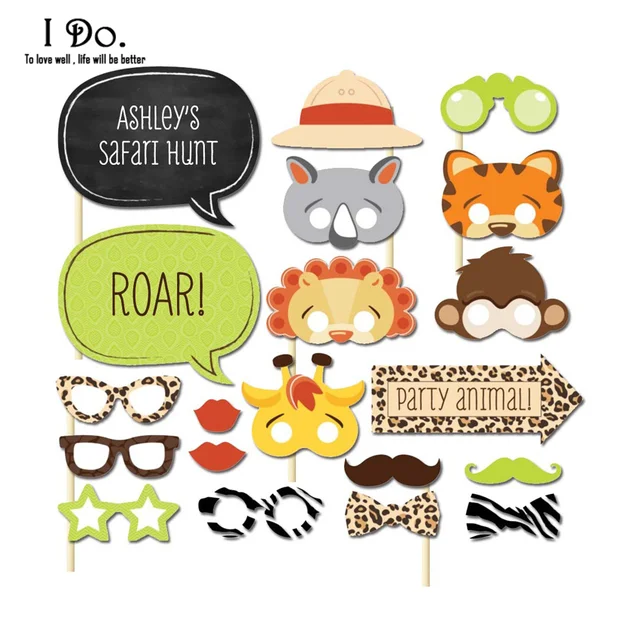 free shipping 20 pcs lot photo booth props photobooth for animal
