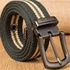 2022 Weave canvas belt men military  workout Casual Jeans Brand Belt Young student needle Buckle-Belt Male Tactical waist Belt ► Photo 3/6