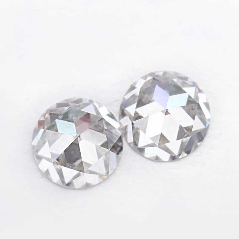 

Loose moissanites stone gh color 5.0mm round Single Rose cut Moissanites gemstones synthetik diamonds stone High quality