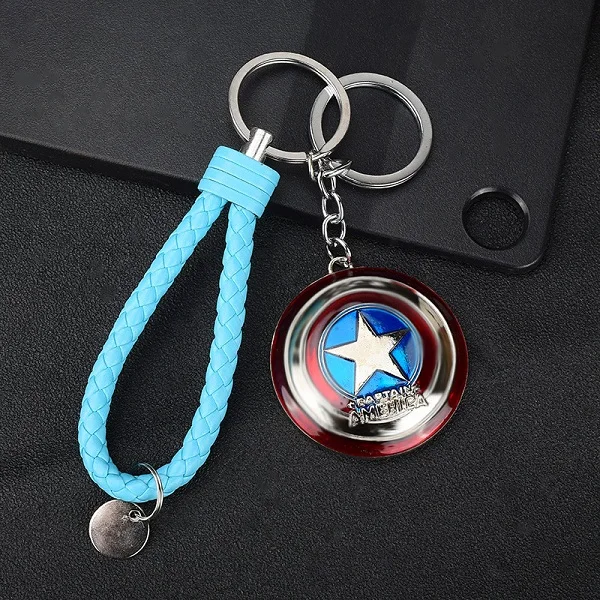2019 Diy ручной работы брелок металлический Мстители союз Капитан Америка со щитом