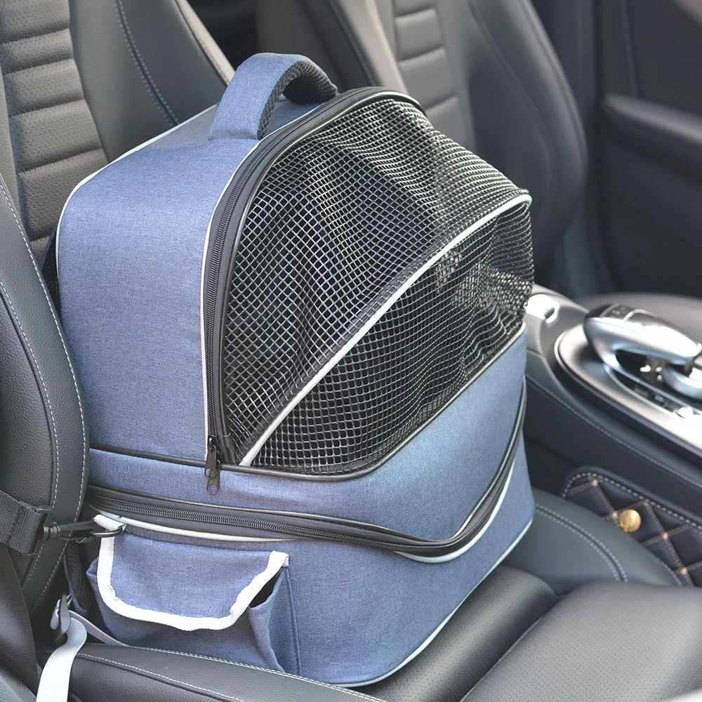 

Waterproof Pet Dog Carrier Car Back Seat Pad Safe Carry House Cat Puppy Dog Seat Bag Basket Pet Travel Protector Products
