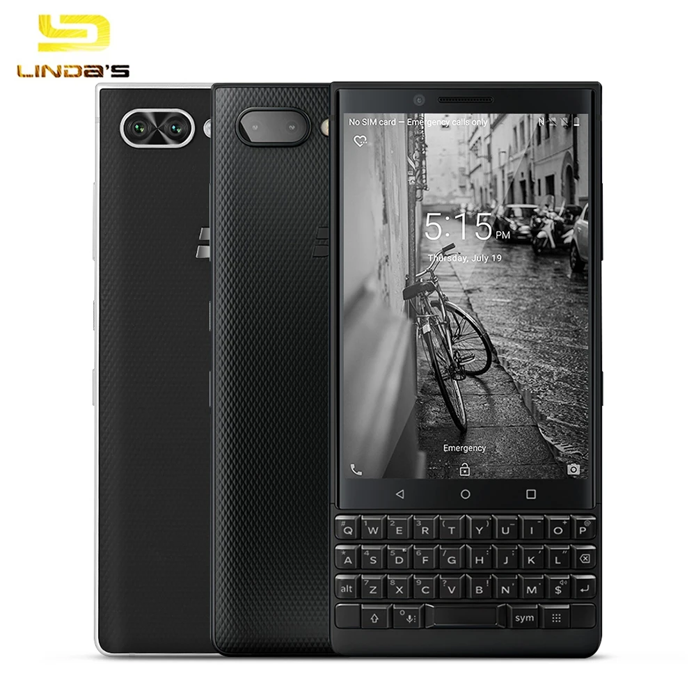 BlackBerry KEY2 4 г Смартфон Snapdragon 660 2 ГГц Octa Core 6 ГБ оперативная память 64 ROM12.0MP + 12.0MP Android 8 1