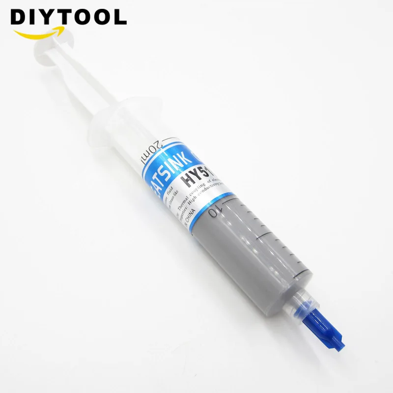 

HY510 30g Grey Thermal Conductive Grease Paste For GPU CPU Graphics LED IC Chipset Cooling Processor Silicone Grease Heatsink
