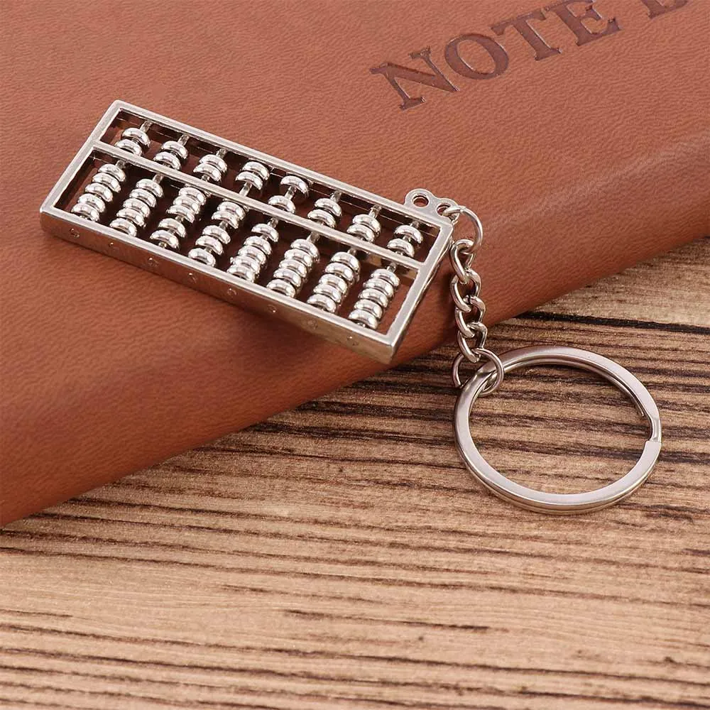 

1Pc Abacus Key Chain Mini Creative Classic Lovely Cute New Gift Mobilizable 8 Rows Keyfob Charms Gifts Fashion Novelty Jewelry