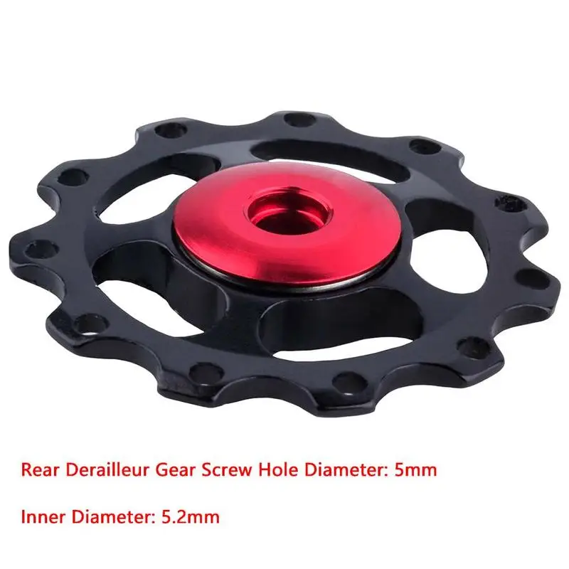 1 قطعة 11 T خفيفة MTB دراجة من سبيكة الألومنيوم تحمل عجلة شدادة الخلفية Derailleur البكرات مكبر صوت لاسلكي بالبلوتوث أجزاء