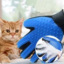 Силиконовая кошка собака щетка перчатка Deshedding нежный эффективный уход за питомцами перчатка для ванной кошки средства по уходу за домашними животными перчатка гребни для собак