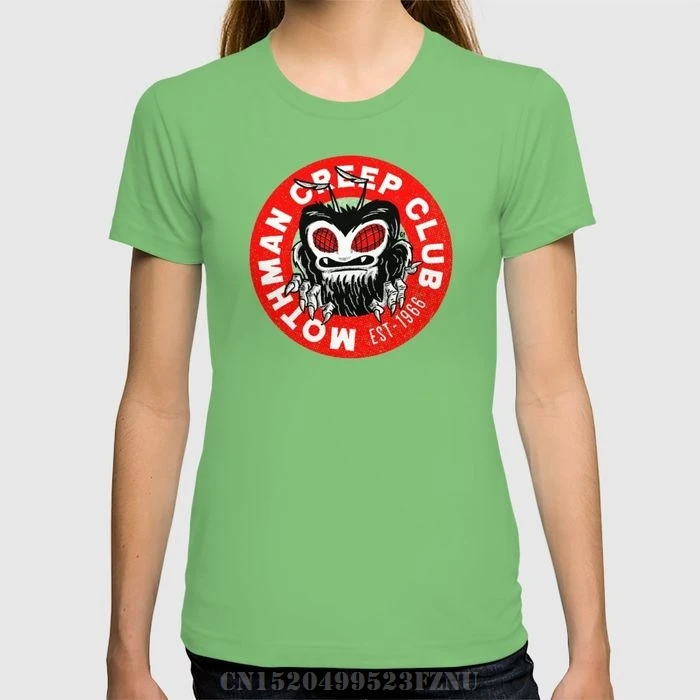 2018 цена футболка для девочек mothman ползучести клуб короткими рукавами