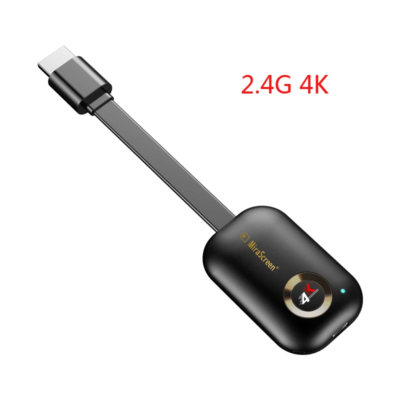 2,4G/5G 4K беспроводной WiFi зеркальный Кабель HDMI адаптер 1080P дисплей ключ для iPhone samsung Xiaomi huawei Android телефон к телевизору - Цвет: G9 Plus 2.4G 4K