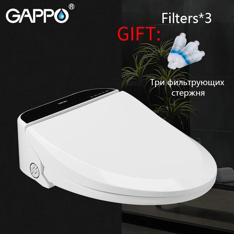 

GAPPO Toilet Seats Smart Bidets Toilet Seats Intelligent clean dry toilet cover Washlet Elongated Bidet Lid Cover Heated sits