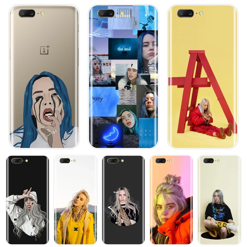 

TPU Silicone Phone Case For One Plus 6 6T 5 5T 3 3T Billie Eilish Cool Girl Aesthetic Soft Back Cover For OnePlus 6 6T 5 5T 3 3T