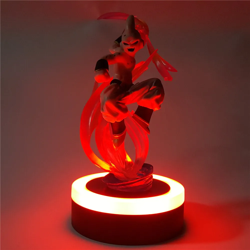 

Dragon Ball Buu Toy Action Figure Led Light Lamp PVC Model Toy Anime Dragon Ball Z Majin Buu Figurine DBZ Dragoball Night Light