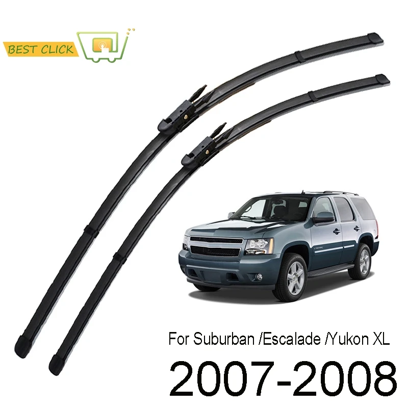 

Misima 2Pcs/Set Front Windshield Wiper Blades Kit For Chevrolet Suburban 07 08 For Cadillac Escalade ESV EXT 2007- 2008 22" 22"