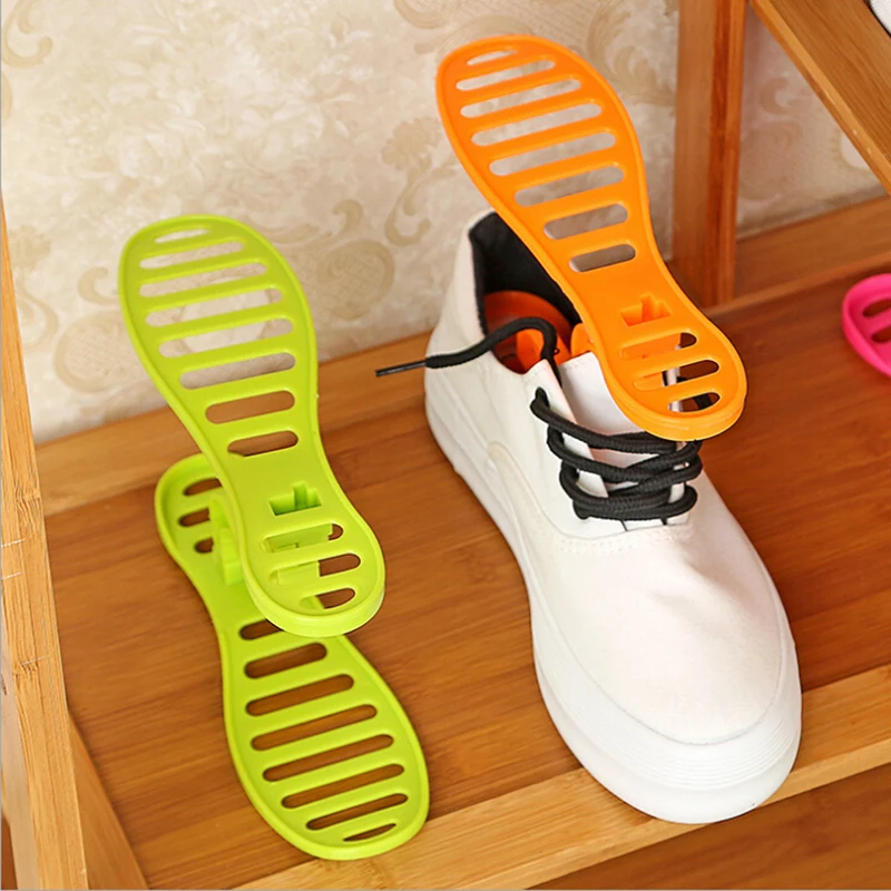New Plastic Removable Shoe Holder Stand Space saving Home Hanging Shoes
