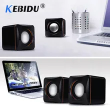 Kebidu 3.5 мм мини сабвуфер Динамик для ПК Комбинации компьютер громкий Динамик для настольного компьютера мобильного телефона Тетрадь аудио коробка