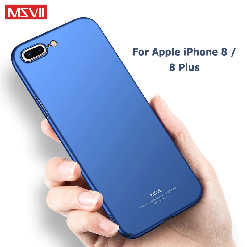 Msvii чехлы Чехол для iphone 8 Plus чехол Silm матовый Coque Apple 7 Жесткий PC |