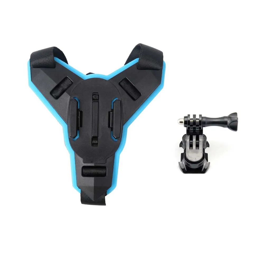 JINSERTA полный шлем подбородок держатель для GoPro Hero 7 SJCAM мотоциклетный шлем подбородок Стенд для Gopro 6/5 аксессуары для камеры - Цвет: set