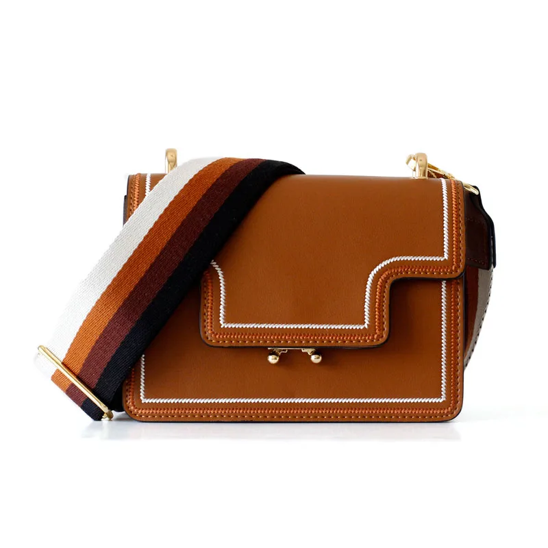 Sacs noir Messager Bandoulière marron Femme Marque Bule Pour En Luxe Conception À blanc Sac Véritable 2019 De Organe rouge Cuir SzUMpGqV