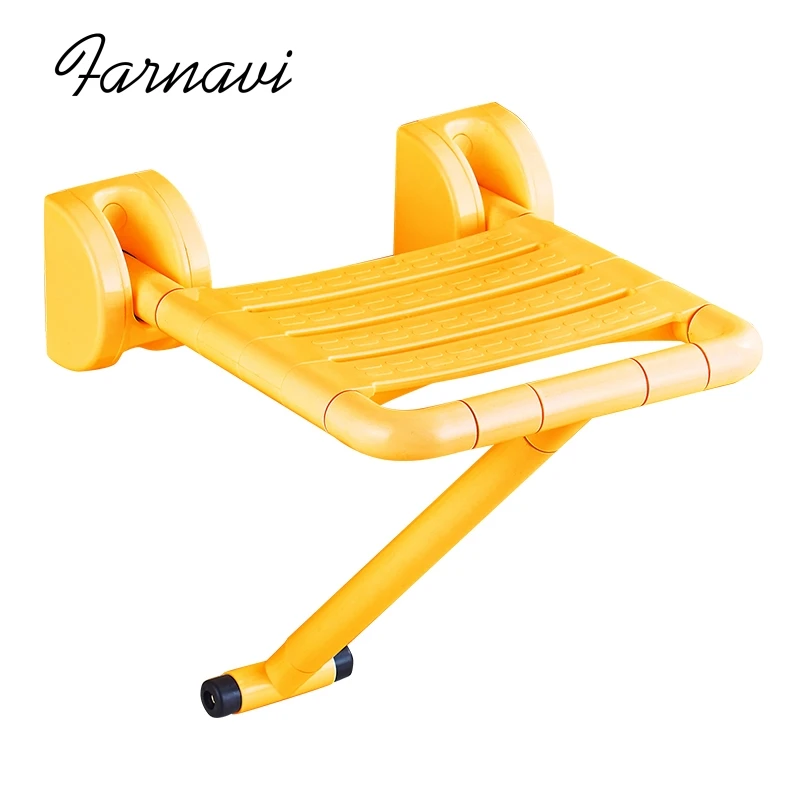 Folding Shower Bath Seat Chair with Leg Support for Elder Kids Fold
