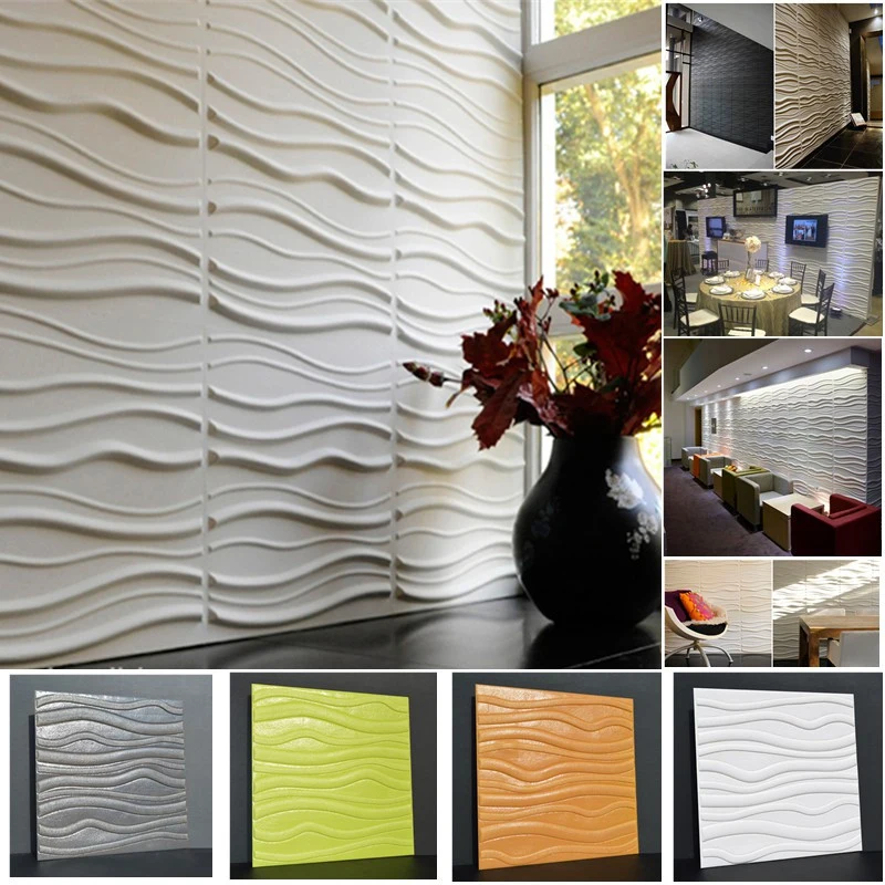 Foam 3D Wallpaper DIY Wall Stickers Wall Decor Embossed Brick Stone Wallpaper Room House 60 X 60CM Poster