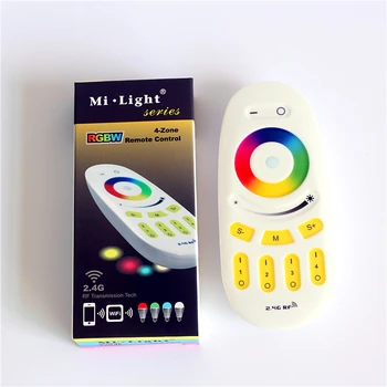 

Mi Light Touch Screen RF Remote Controller 4-Zone 2.4G RF 9 Models Adjustable Mi-Light RGBW RGBWW Bulb Led Remote Controller