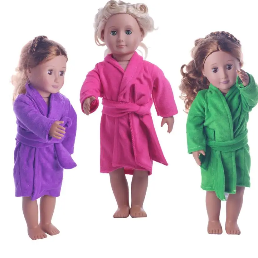 Cute Soft Robe Dolls Robe Fit For 18 inch Our Generation American Girl
