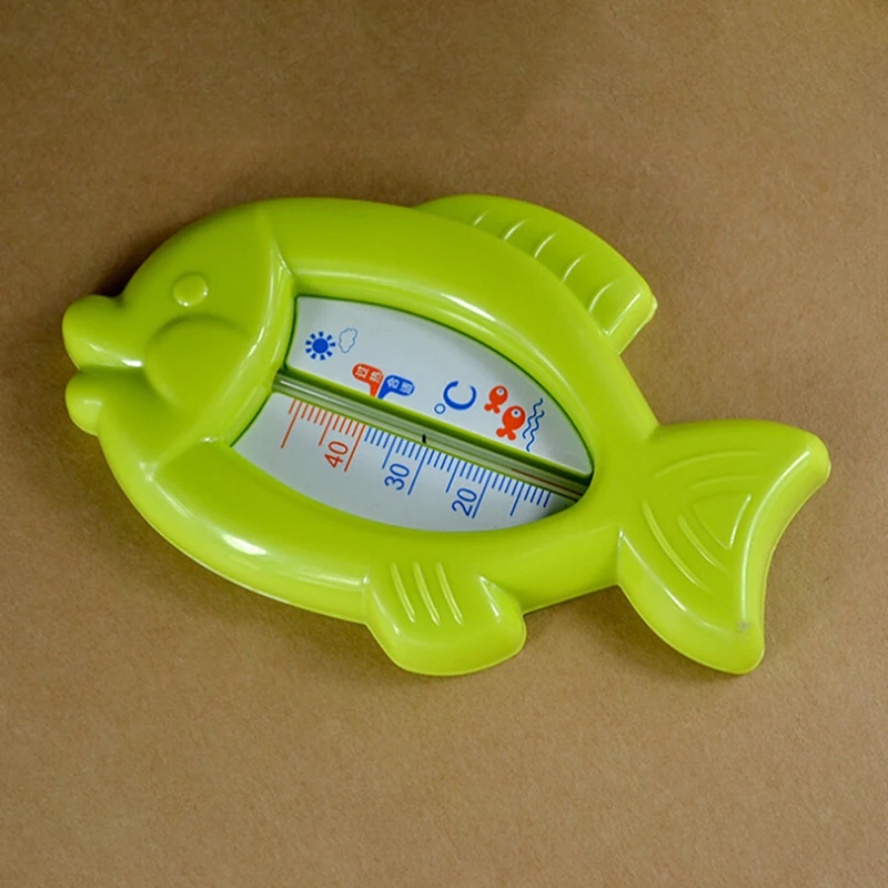 1 шт. Термометры игрушки плавающие водяные Термометры поплавок в форме рыбы безопасные пластиковые ванны датчик полива термометр Детская ванна