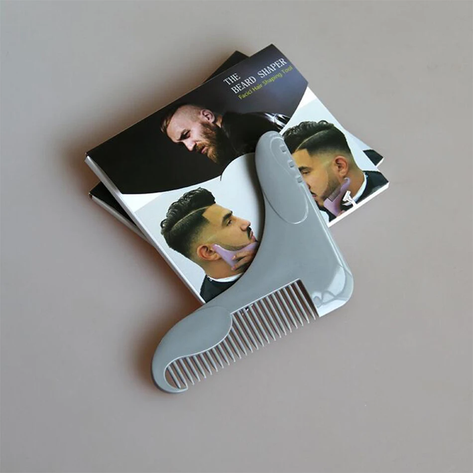 Hot sell Good quality plastic beard comb beard shaper as beard shaping