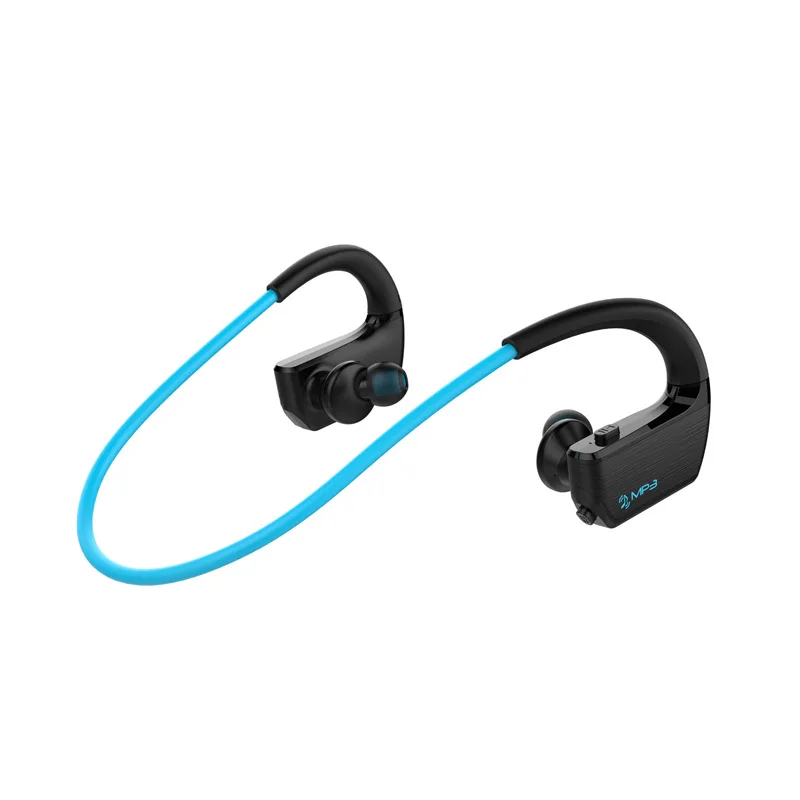 J2 Bluetooth 4,2 наушники стерео Hifi гарнитура 8 Гб MP3 плеер беспроводные наушники спортивные Bluetooth наушники HD микрофон для sony/Xiaomi - Цвет: J2  Blue