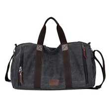 Большой емкости мужские ручные багажные дорожные сумки холщовые дорожные сумки выходные сумки на плечо многофункциональная сумка для ночной езды