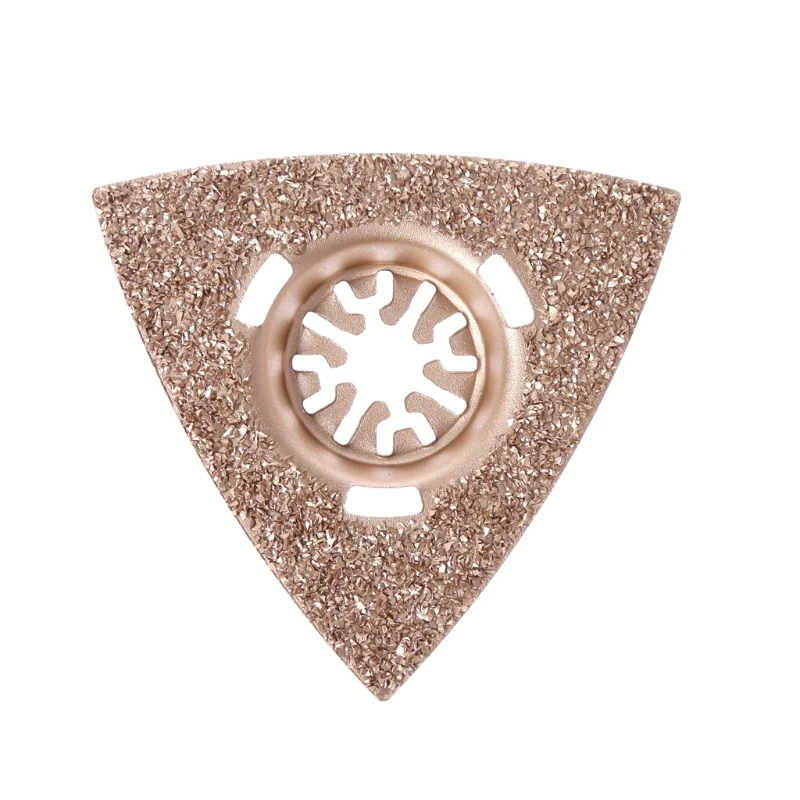 1Pc 80mm Triangular Carbide Rasp Oscillating Tool Saw Blades for Fein Boschin Saw Blades from