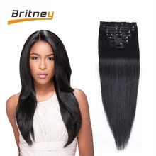Brazilian Clip In Human Hair Extensions For Women African American Clip In Human Hair Extensions Brazilian Human Hair Clip In