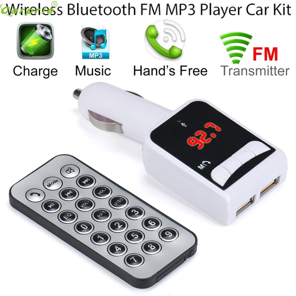 Car Wireless MP3 Audio Player Bluetooth FM Transmitter With Control Wireless FM Modulator Car Kit HandsFree LCD Screen SE 23 audio-player : image Car Wireless MP3 Audio Player Bluetooth FM Transmitter With Control Wireless FM Modulator Car Kit HandsFree LCD Screen SE 23 audio-player
