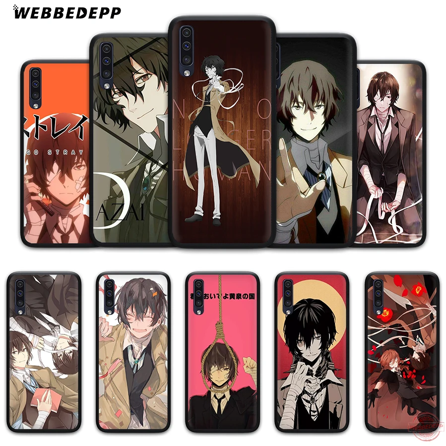 WEBBEDEPP японский мягкий чехол для телефона с изображением бродячих собак Bungou Samsung