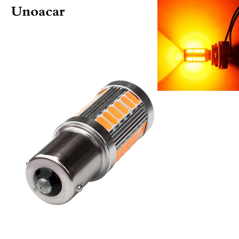 1 шт. P21W 7056 BA15D 1156 3030 33 smd белый 6500k светодиодный тормозной светильник автомобильный