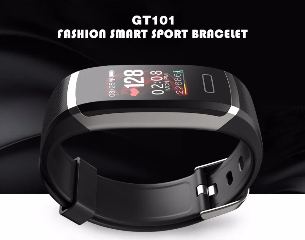 Smart Wristband Color Screen smart bracelet Heart Rate Monitor Fitness Tracker Bluetooth Smart Watch for Sport