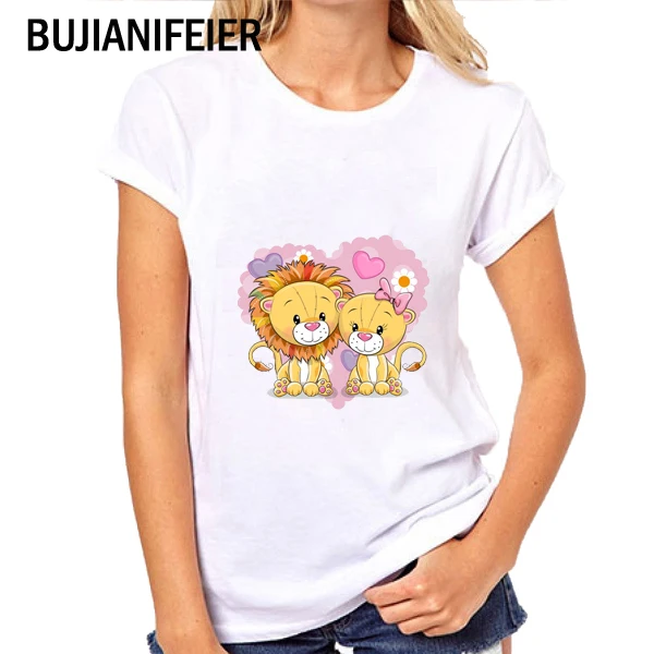 Коллекция года, футболка с принтом «Король Лев» Детская одежда «Симба и муфа» летняя детская футболка с забавными рисунками для мальчиков и девочек JBN212 - Цвет: BJN209