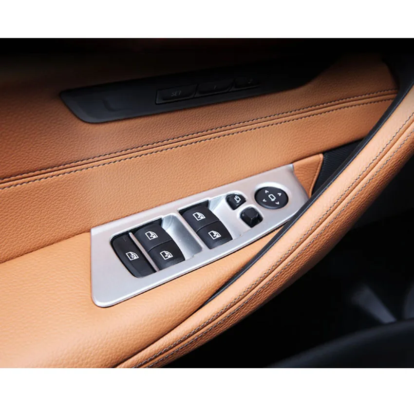 Fit For BMW 5 Series G30 G38 2018 LHD Car Armrest Window Lift Switch Panel Cover Trim Styling Interior Accessories Parts Fit For BMW 5 Series G30 G38 2018 LHD Car Armrest Window Lift Switch Panel Cover Trim Styling Interior Accessories Parts