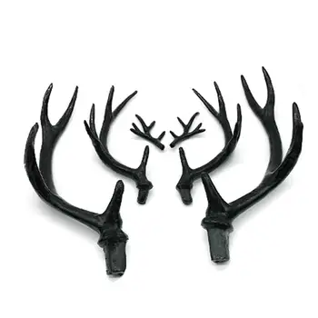 

Simulation Black Antler Headdress DIY Accessories Material Headband Cute Christmas Decoration Photo Photography Props