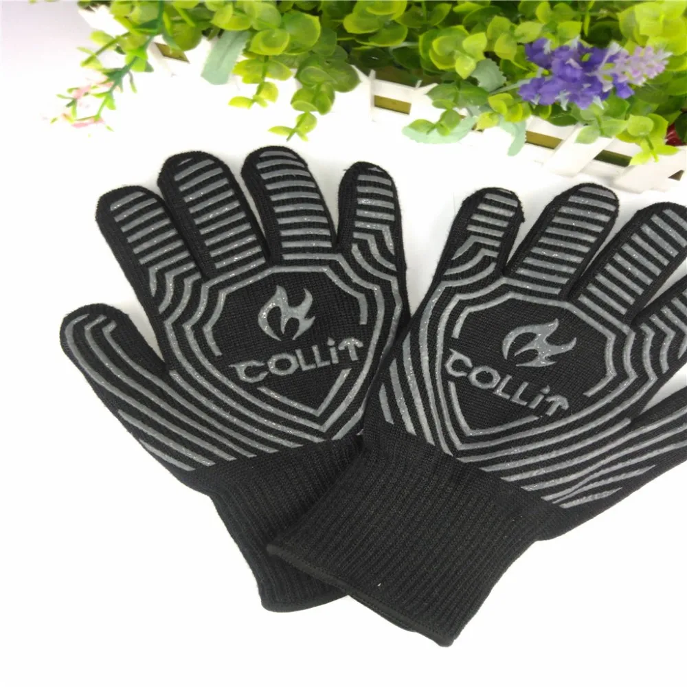 

LC Withstand Heat up to 932F Extreme Heat resistant gloves ,BBQ glove,  suitable for men&women BBQ Gloves, Microwave Glove
