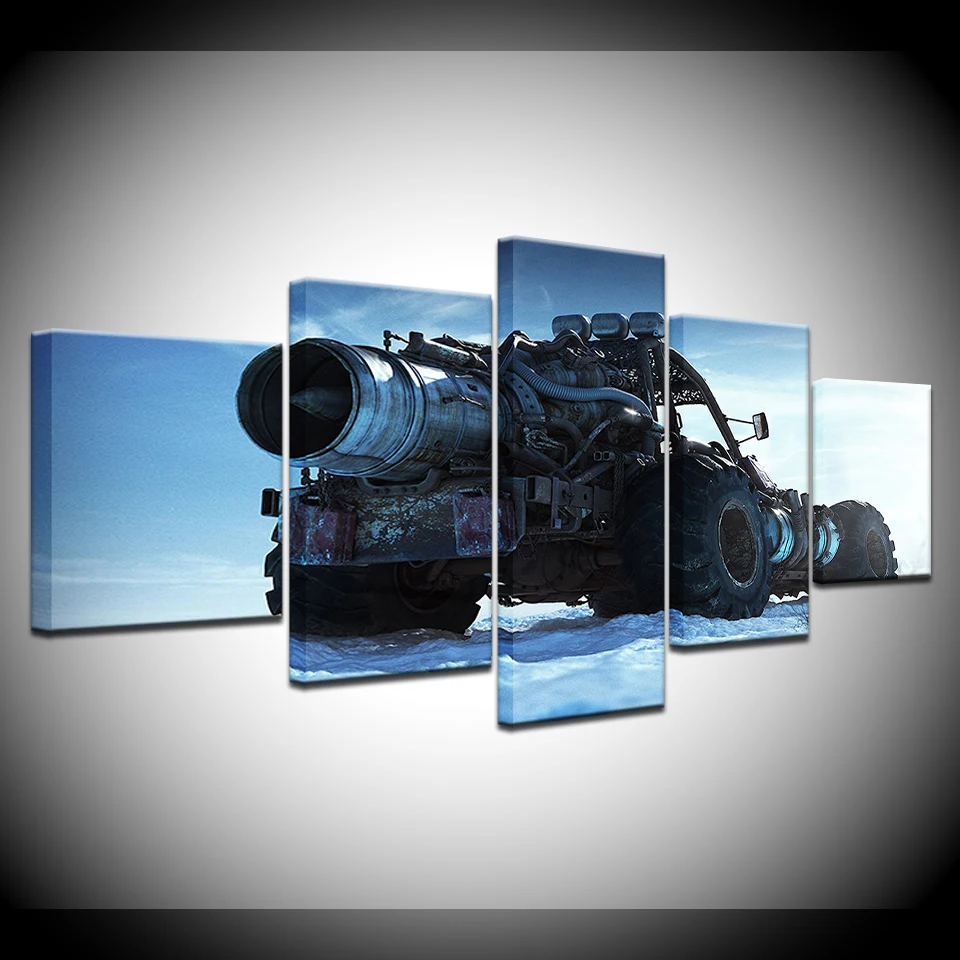 Cool tank 5 шт. HD обои художественный холст печать современный постер модульная