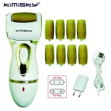 Аккумуляторные электрические педикюрные инструменты для ухода за ногами уход за кожей ног омертвевшая кожа удаление мозолей педикюра пилка для ног 8 шт. Роликовые головки