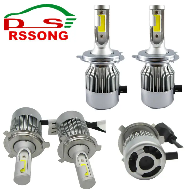 LED Car Headlight H7 H8/H11 HB3/9005 HB4/9006 H1 Lighting 72W 7600lm Automobile Front Bulb 9004/9007 H4 Auto Headlamp 6000K | Автомобили и